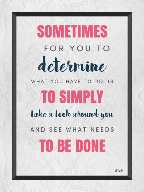 A poster with some words on it