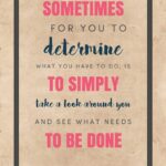 A poster with some words on it