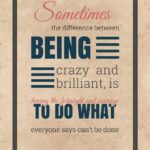 A poster with some words on it