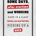 A poster with some words on it
