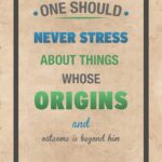 A poster with some words on it
