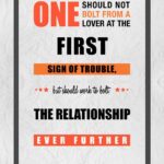 A poster with some words on it