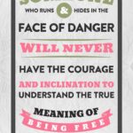 A poster with some words on it