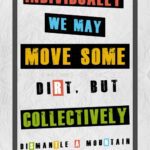 A poster with some words on it