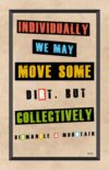 A poster with some type of words on it
