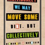 A poster with some type of words on it