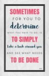 A poster with some words on it