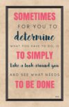A poster with some words on it