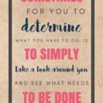 A poster with some words on it