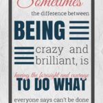 A poster with some words on it