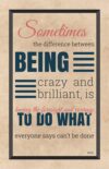 A poster with some words on it
