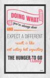 A poster with some words on it