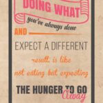 A poster with some words on it