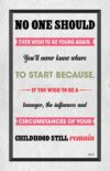 A poster with some words on it