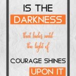 A quote is displayed on the wall.
