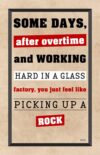 A poster with some type of words on it